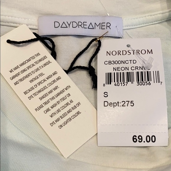 Daydreamer neon carnival tie dye short sleeve tee - Picture 5 of 7